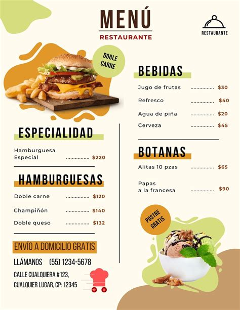 servite comida|Menu